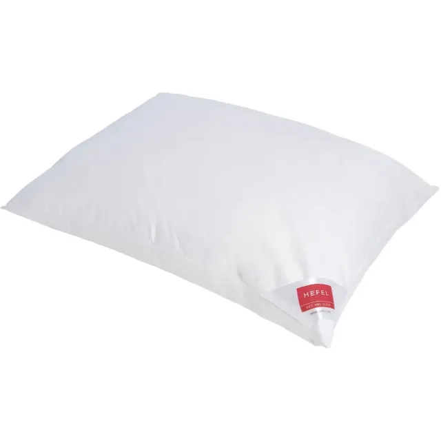 Hefel Gold Dons Medium Hoofdkussen 60 x 60 cm wit