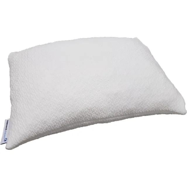 CorrectSlapen Aanrader!!! Compact hoofdkussen Talalay latex soft 58x45cm. Persoonlijk instelbaar. De meeste van onze klanten nemen dit kussen overal mee naartoe. wit