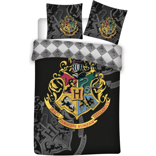 Harry Potter Dekbedovertrek - Eenpersoons - 140 x 200 cm - Polyester Multicolor