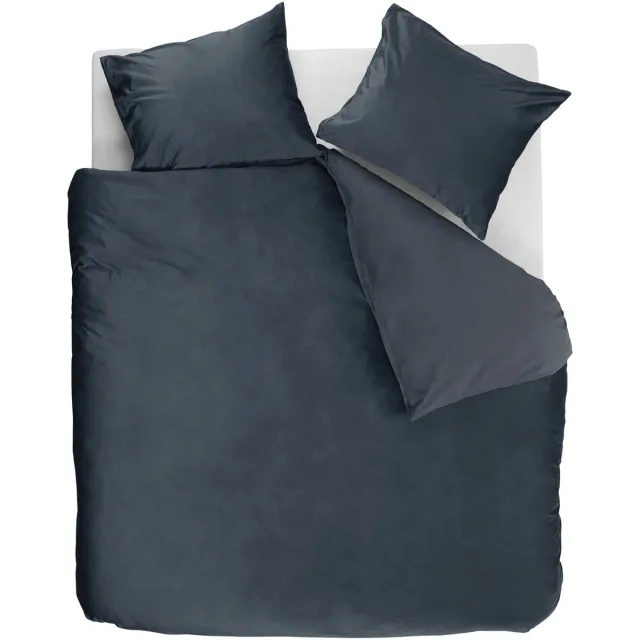 Ambiante Velvety dekbedovertrek - Blauw, foto 2
