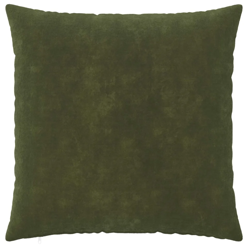 vidaXL Kussensloop 6 st HEERLEN Groen 65 x 65 cm Microfiber Fleece