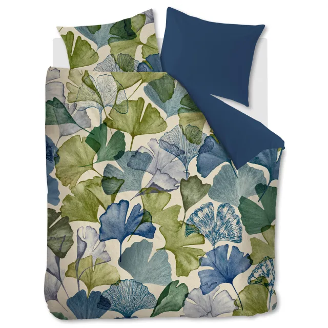 Beddinghouse Sue dekbedovertrek lits-jumeaux blauw/groen