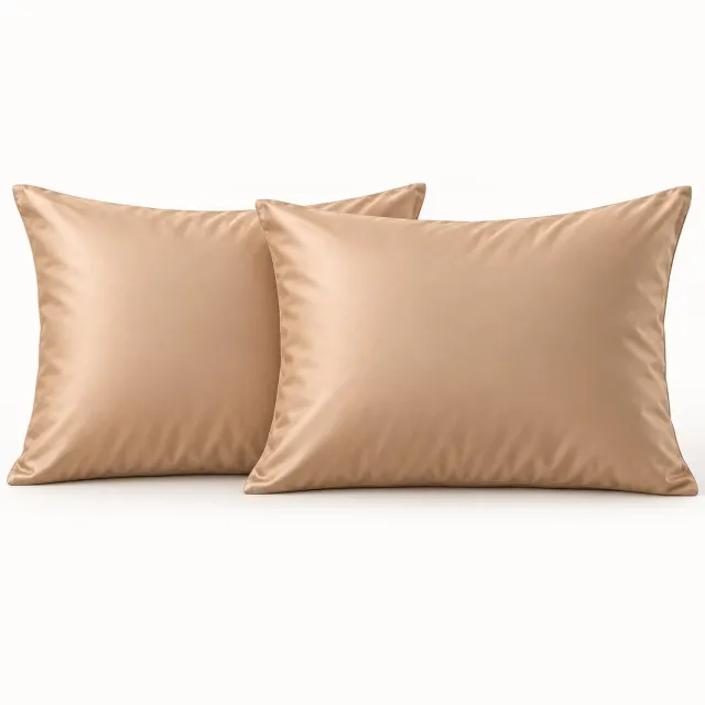 Y-not® Y-NOT Premium Kussenslopen Set - Bamboe Nude - 60x70 cm - 2-pack - Zachte Kussenhoezen voor Comfortabele Nachtrust