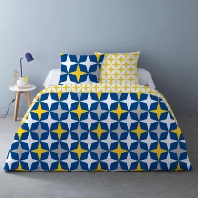 Better Nights 2-Persoonsdekbedovetrek Branzi Jaune 240x220cm geel