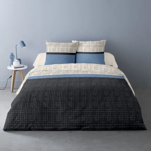 bedlin Luxe Katoen Percale Dekbedovertrek - Lits-Jumeaux 240x220cm - OGUH Multicolor