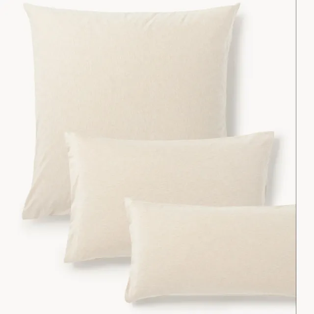 Westwing Collection Jersey kussenhoes Gorgy Beige