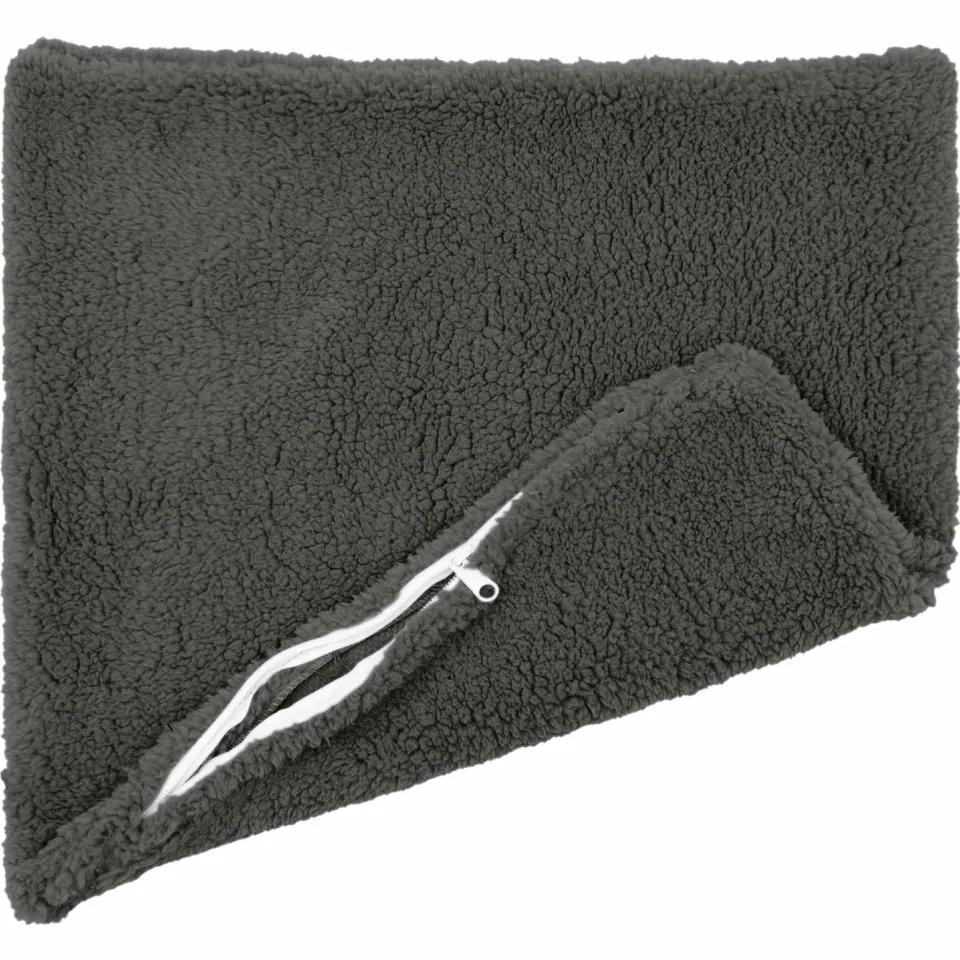 vidaXL Kussensloop 2 st HEERLEN Donkergrijs 45 x 45 cm Bouclé, foto 3