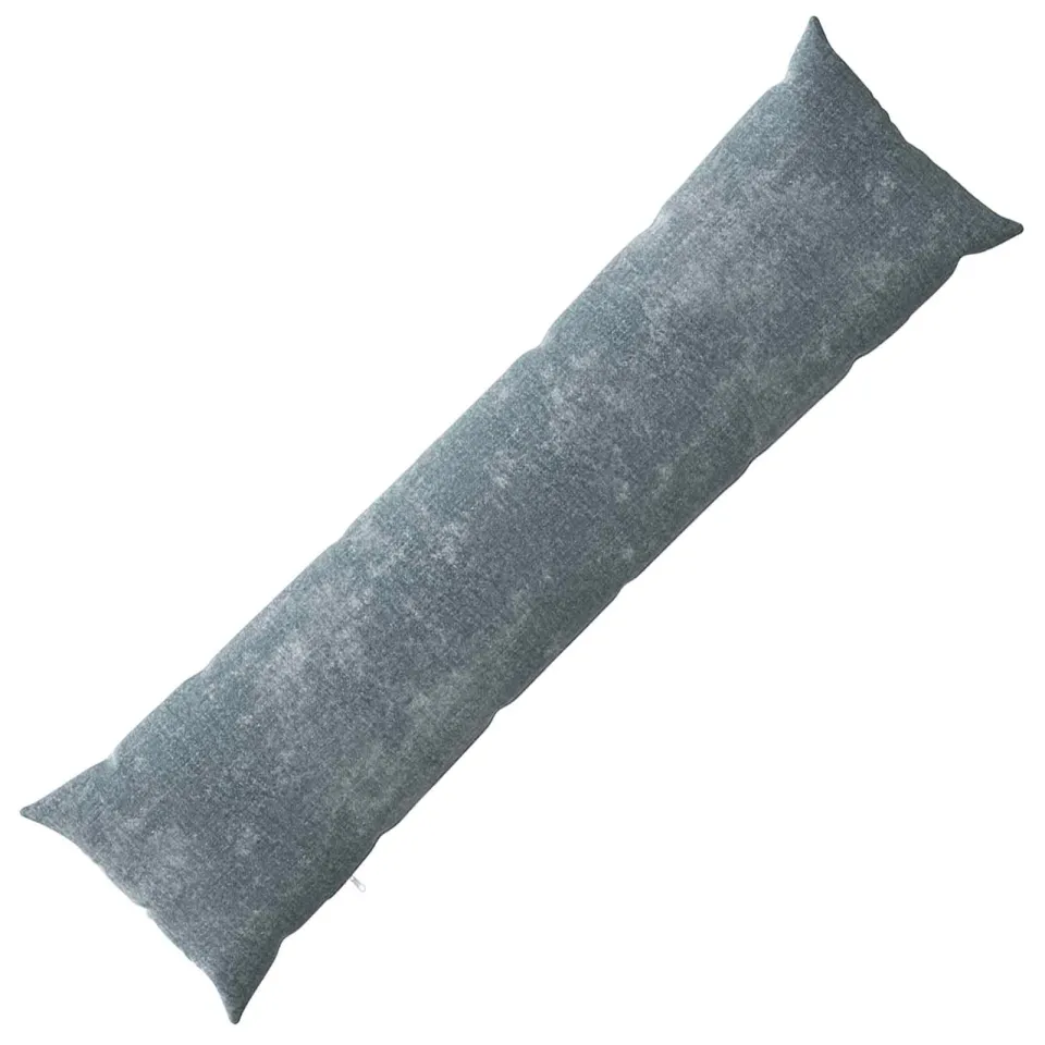 vidaXL Kussensloop HEERLEN Lichtblauw 40 x 145 cm Chenille Stof