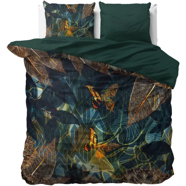 Sleeptime Dreamhouse dekbedovertrek Dark Rises Black 240 x 220 cm Zwart
