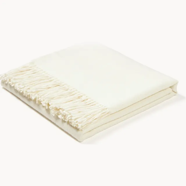 Elvang Plaid Luxury uit baby-alpacawol Wit