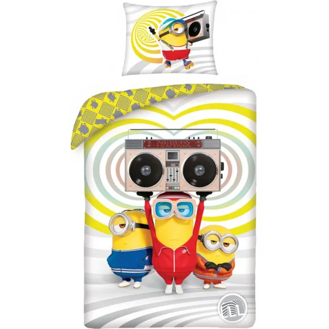 Minions Dekbedovertrek Party Time - 140 x 200 cm - Katoen Multicolor