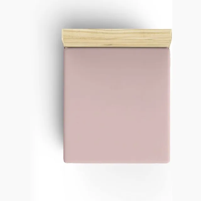 Asir Ranforce Super King Hoeslaken - 100% Katoen – Dusty Rose – 180 x 200+30 cm Stoffige Roos