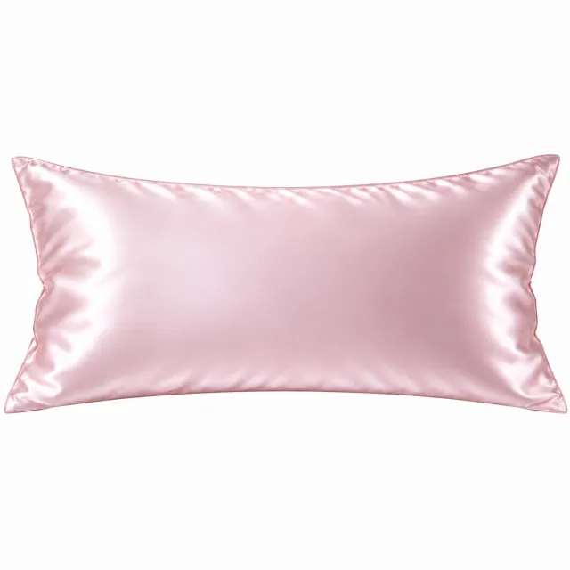 Puruvera Zijden Kussensloop 40x80 cm - 25 Momme - 100% Moerbeizijde - OEKO-TEX - Lichtroze