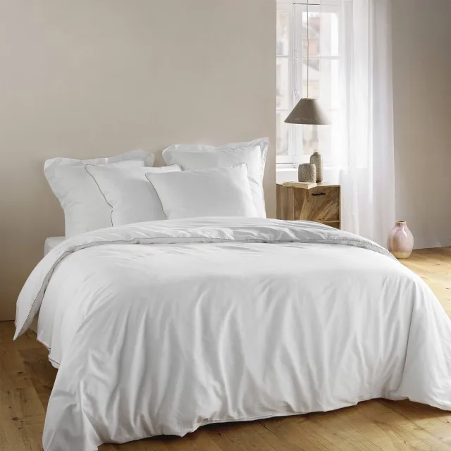 Douceur d intérieur Complete bed linen with decorative edge NOEMIE, 240 x 220 cm
