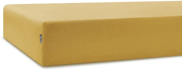 Mumla Hoeslaken Katoen Mosterdgeel 80x160 cm met Elastiek