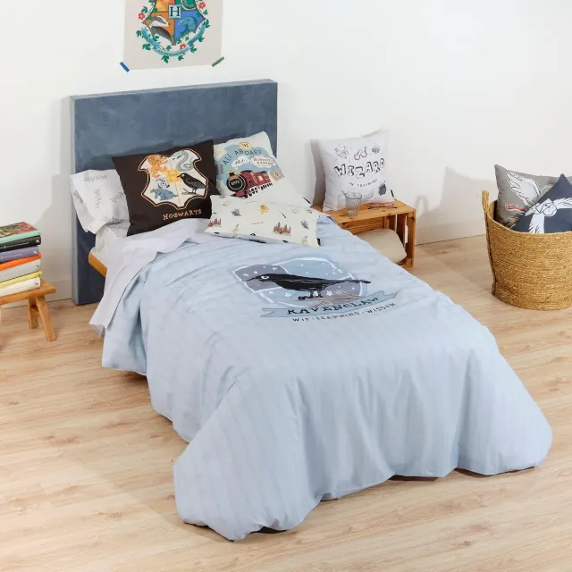 Harry Potter Dekbedovertrek Katoen Ravenclaw 180x220 cm met Knopen Multicolor