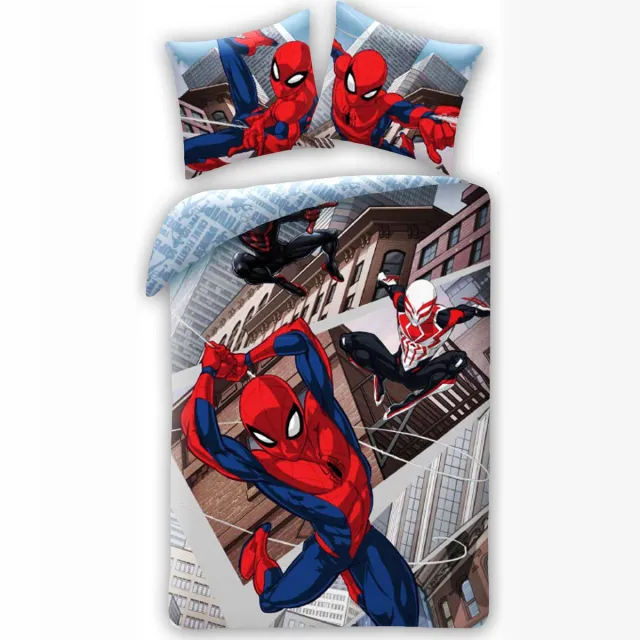 Spider-Man Dekbedovertrek City - Katoen Multi