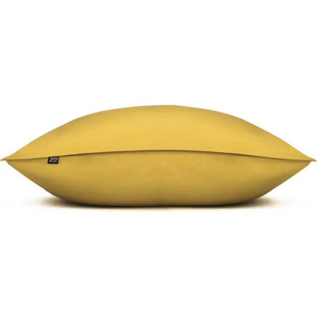 Zohome Kussensloop Satinado - Kussenhoes van 60x70 cm - Set van 2 stuks - 100% Katoen-Satijn - Grijs