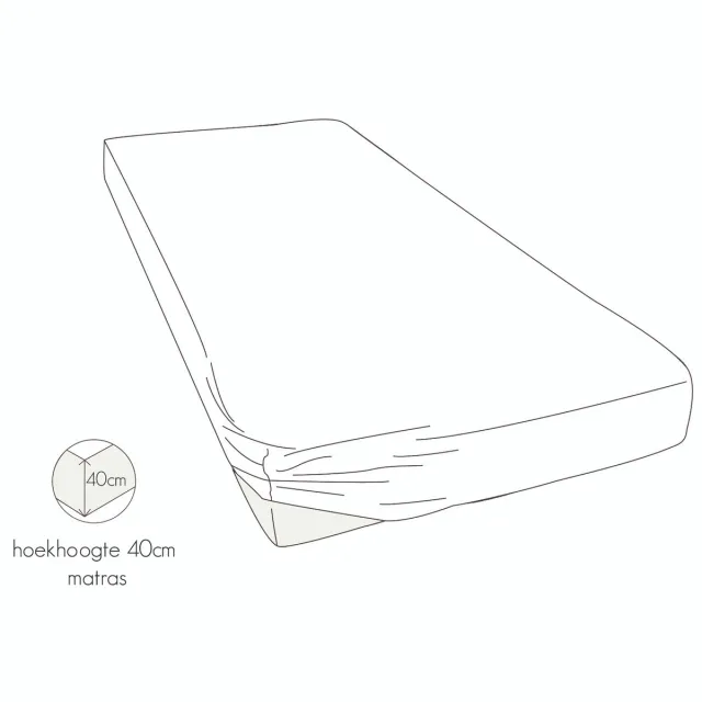 kayori Sota Hoeslaken Premium Tencel - 180-200x200-220cm - Matrasdikte 35 cm - Verkoelend - Wit