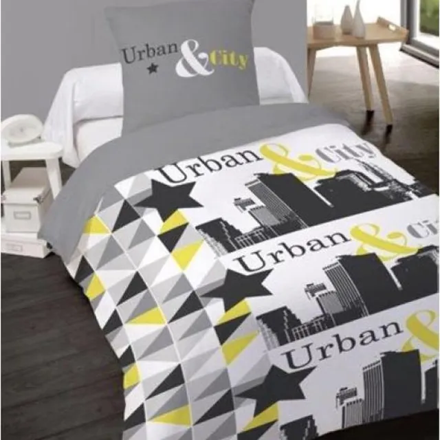 Better Nights 1-Persoonsdekbedovertrek katoen City 140x200 met 1 kussensloop 65x65 cm wit