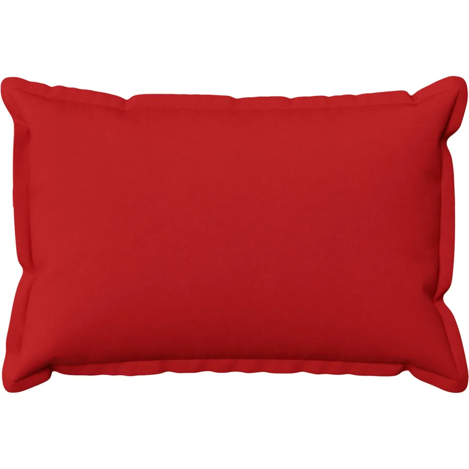 vidaXL Kussensloop 6 st HOUTEN Rood 50 x 80 cm Faux Linnen
