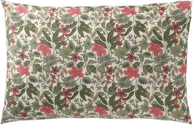 vertbaudet Dekbedovertrekset + kussensloop kind TROPICAL, met gerecycled katoen Meerkleurig