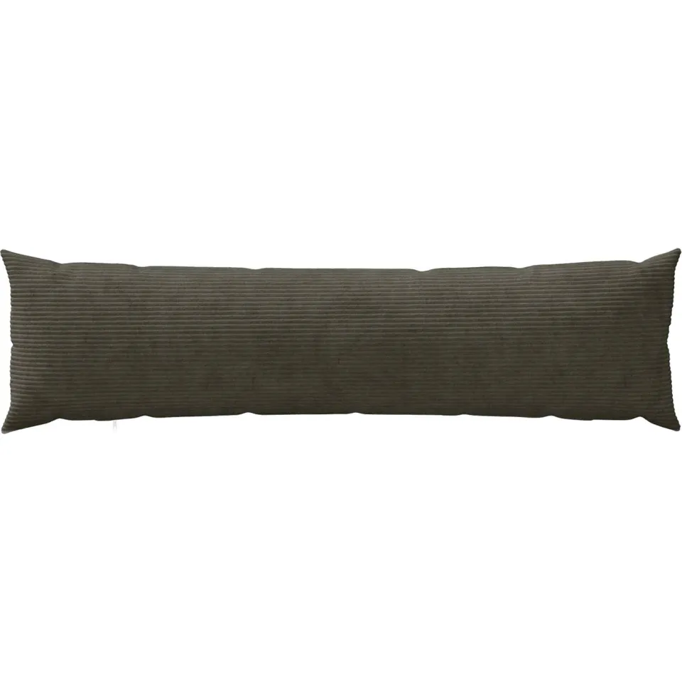 vidaXL Kussensloop HEERLEN Antracietkleurig 40 x 145 cm corduroy, foto 2
