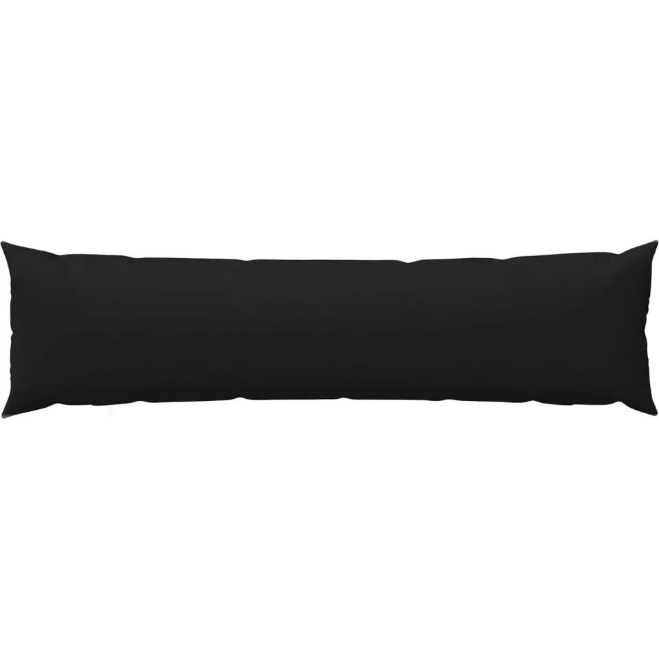 vidaXL Kussensloop HEERLEN Zwart 40 x 145 cm Stof, foto 3