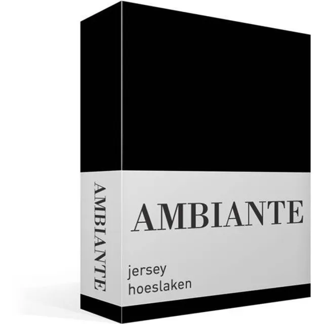 Ambiante jersey hoeslaken - Extra breed - Black