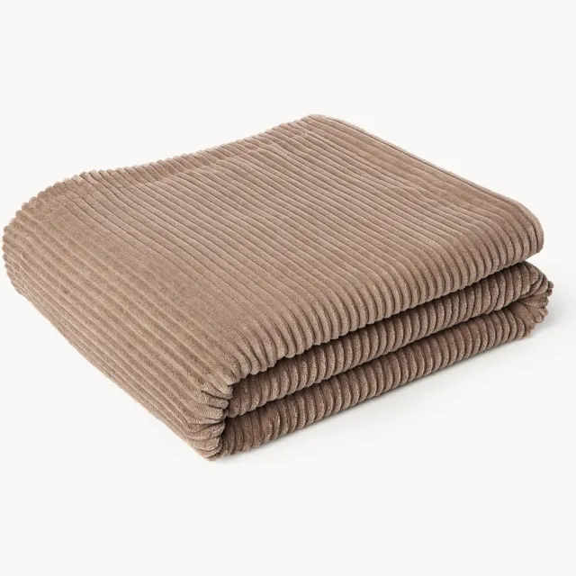 Westwing Collection Corduroy plaid Kylen Bruin