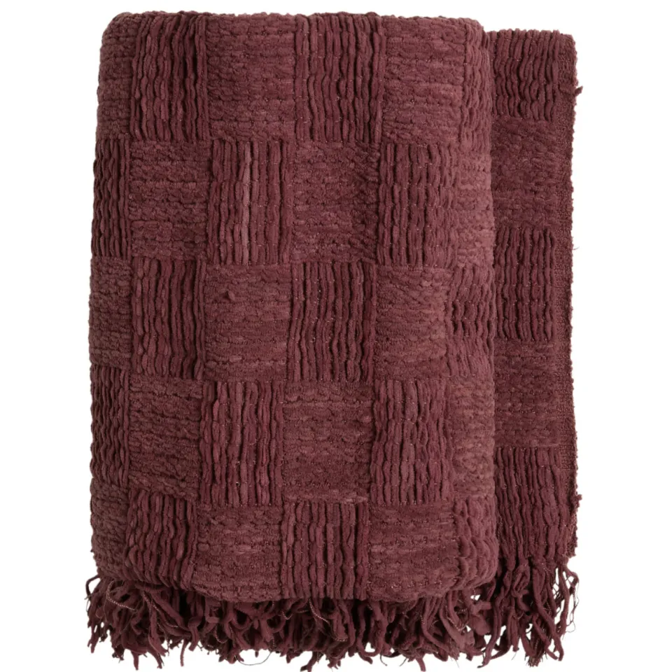 NOUS Living plaid Lazise burgundy