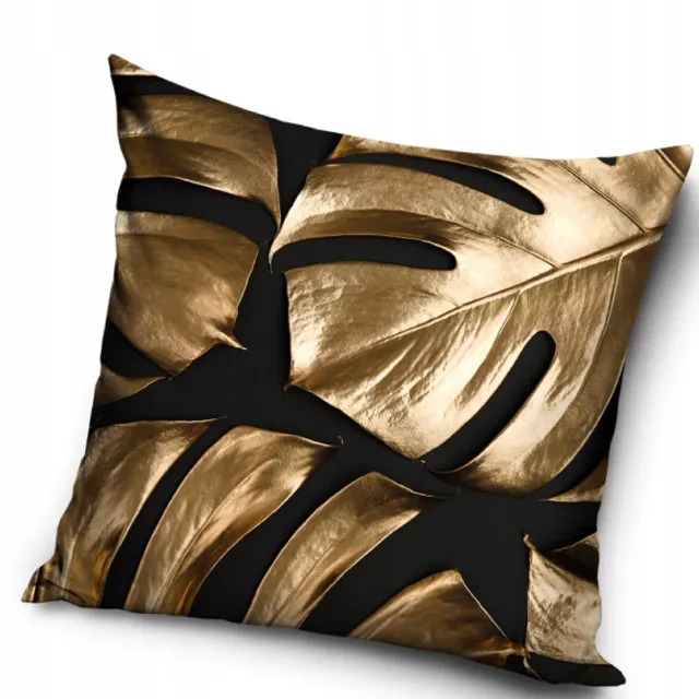 Jasiek Kussenhoes Jasiek 40x40 cm met Bladeren Print - Zacht Polyester