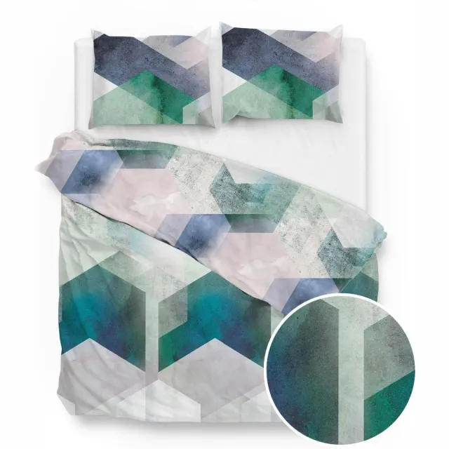 Zo! Home Zo!Home Jort Dekbedovertrek - Tweepersoons - 200x200/220 cm - Multi
