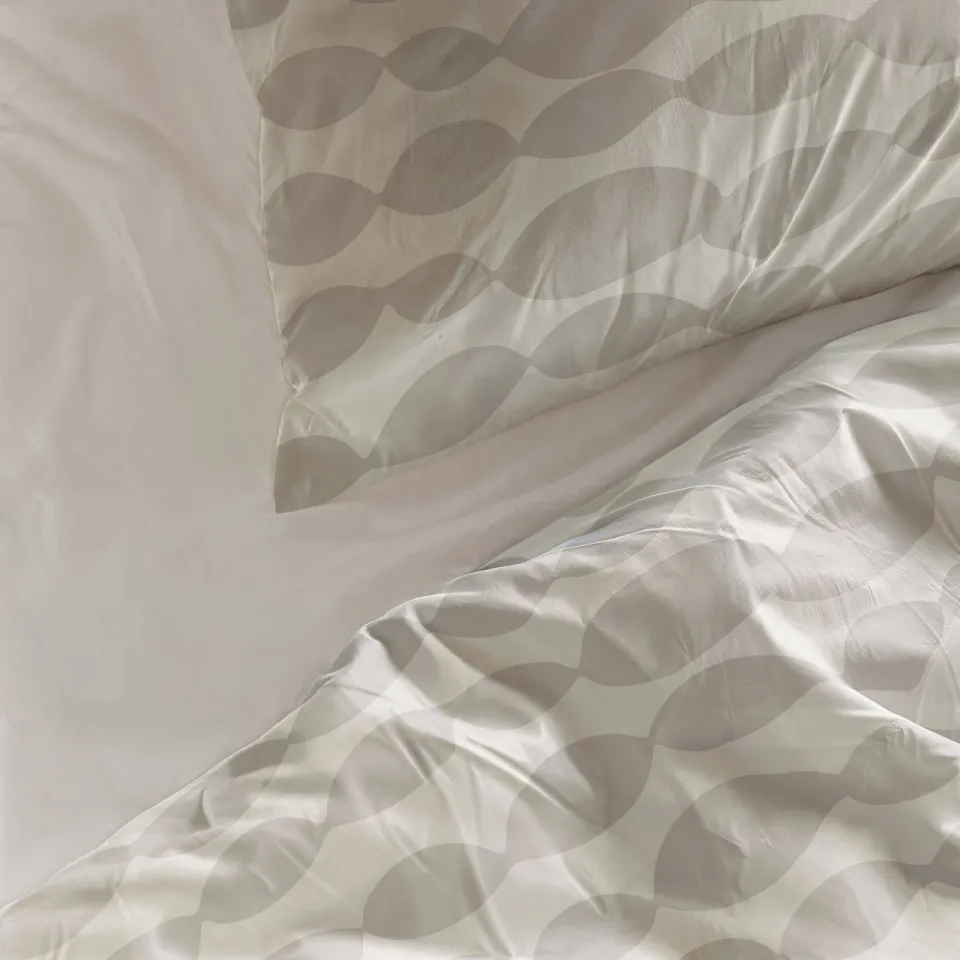 BYRKLUND Alan dekbedovertrek 1-persoons roze Beige