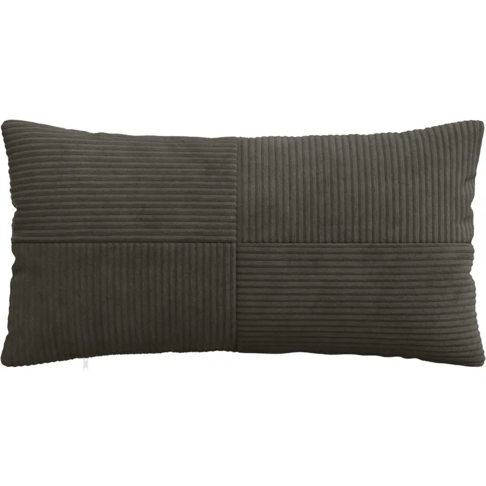 vidaXL Kussensloop 12 st ALMELO Antracietkleurig 40 x 80 cm corduroy, foto 3