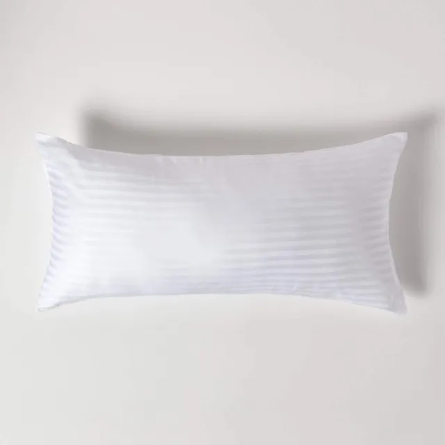Duraxl Kussensloop - Egyptisch katoen - Percal satijn - Wit - 40 x 80 cm