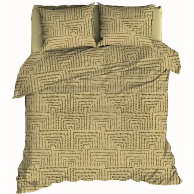 Satin D Or Satin d'Or Vendome Dekbedovertrek - Tweepersoons - 200x200/220 cm - Groen