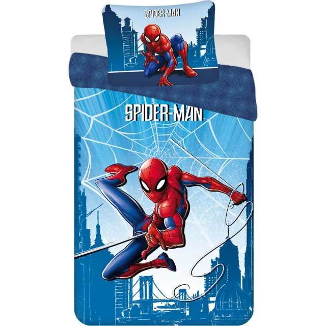 Spider-Man Dekbedovertrek, Web - Katoen multi