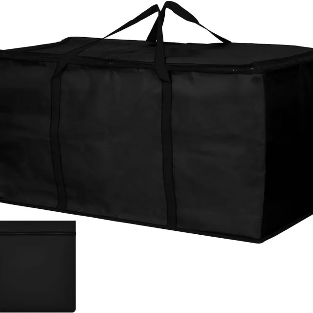 Famanu Tuinmeubilair kussenhoes, XXL, anti-UV, waterdicht, 175 x 76 x 51 cm, voor kussens en kussenslopen wit