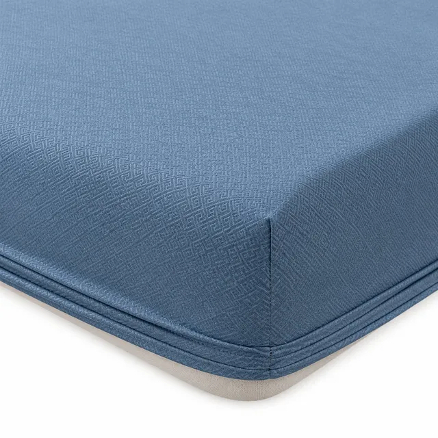 SWGOTA Waterdicht effen geborsteld hoeslaken 150 bij 200 cm 1 stuk voor matrassen tot 30 cm hoog blauw