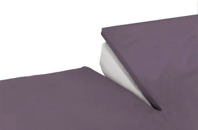 Damai Topcover katoen 180 x 200 (21) purple BI-inkeping enkel (tot 8 cm) Nightkiss Paars