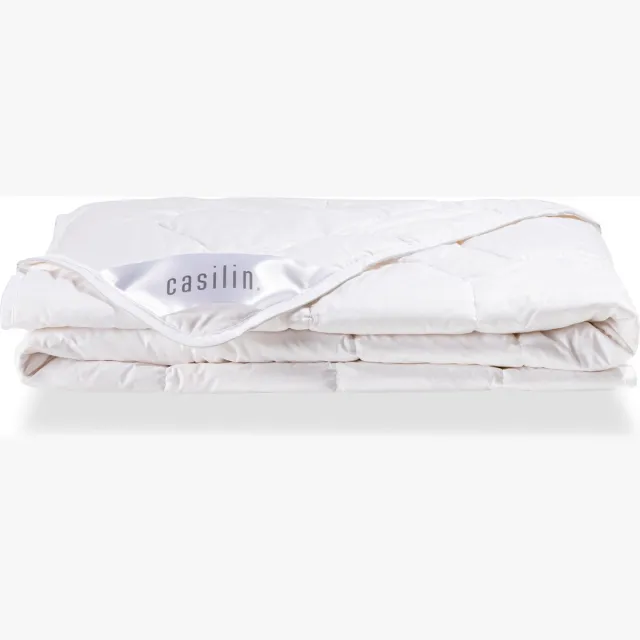 Casilin Dekbed 2 persoons 260 x 220cm Extra Breed - 100% Katoen - Zomerdekbed van Hotelkwaliteit - Wit
