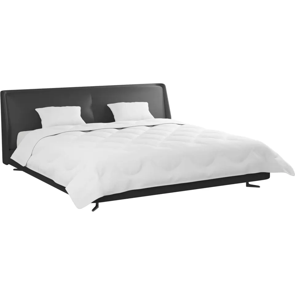 vidaXL Dekbed met kussen 3 st Wit Microfibre, foto 2