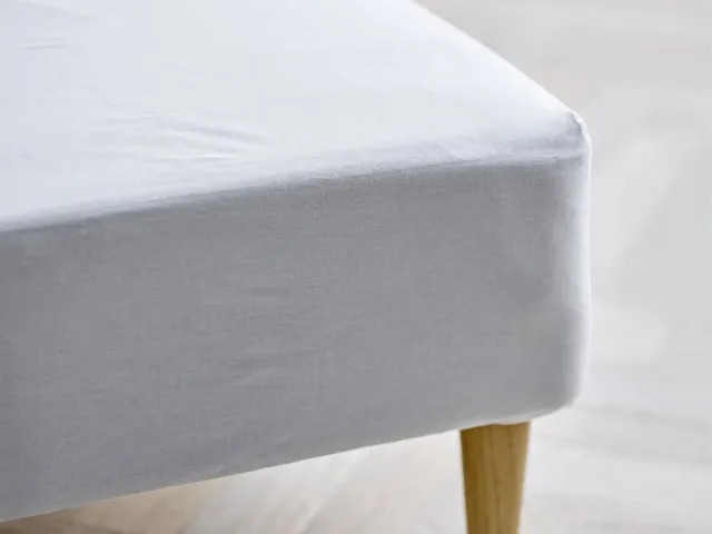 Södahl organic Calm Hoeslaken x 30 cm White