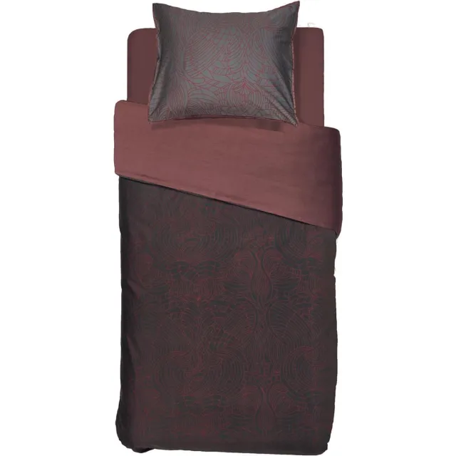 Moooi Katoensatijn - Hoeslaken - 90x200 - Donker Rood