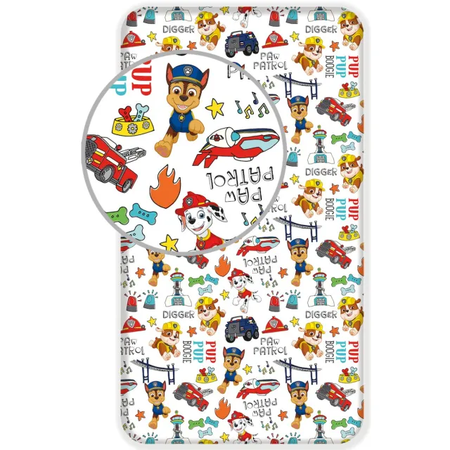 PAW Patrol Hoeslaken Favorite Things - Eenpersoons - 90 x 200 cm - Katoen Multi