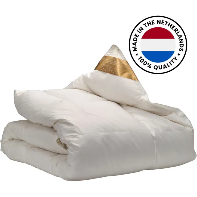 Ten Cate 100% Ganzendonzen 4-Seizoenen Dekbed - 200x200 cm - Luxe Ganzendons - Ademend - Vochtregulerend Wit