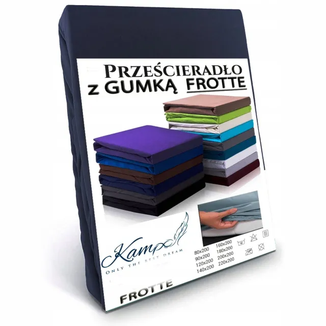 Kam-Pol Fleece Hoeslaken met Elastiek 80x210 cm - Diverse Kleuren