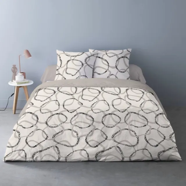Better Nights Dekbedovertrek Roan 240x220 Beige - Creme - Taupe