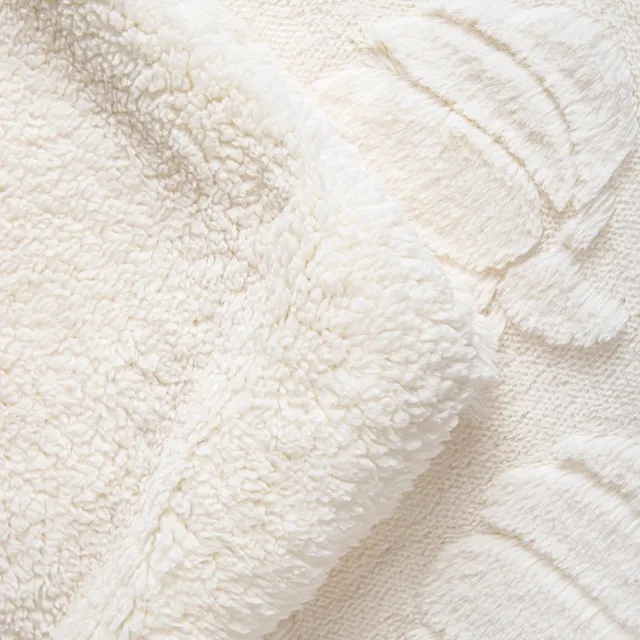 Homla Blanket - MATARA - with a textured autumnal pattern - 150x200 cm - 785382